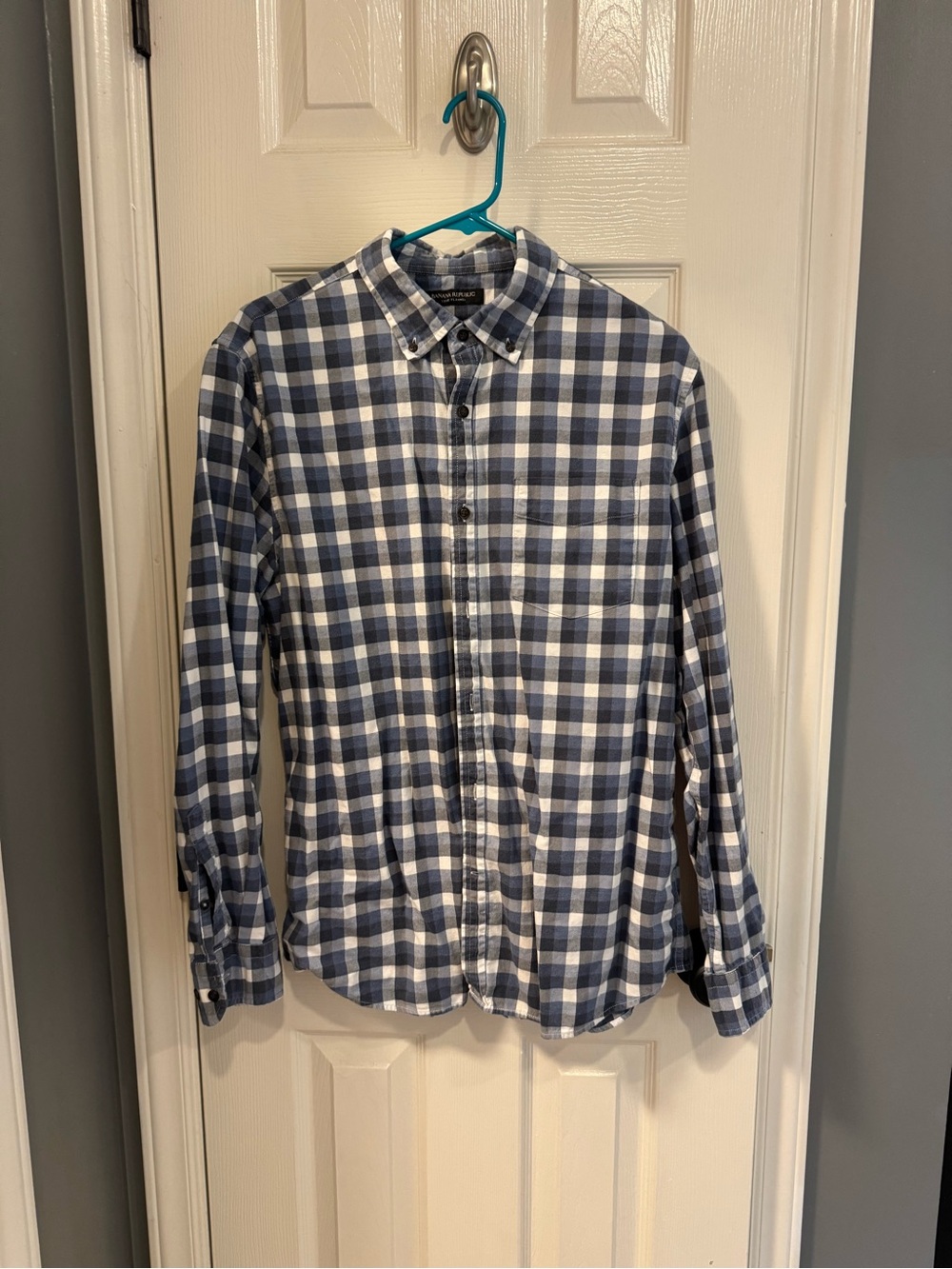 Banana Republic luxe flannel Button-Down Shirt - excellent condition